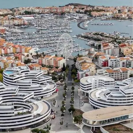 Cap D'agde Idéal Pour 2 Personnes, à 2 Minutes à Pied Du Port Apartamento *